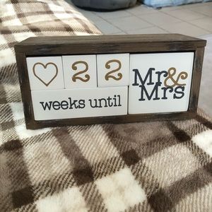 Wedding Countdown Blocks